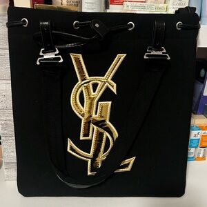 GWP- Yves Saint Laurent Black and Gold Tote